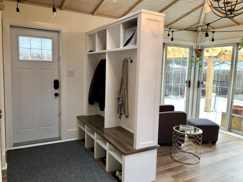 Custom built-in shelving