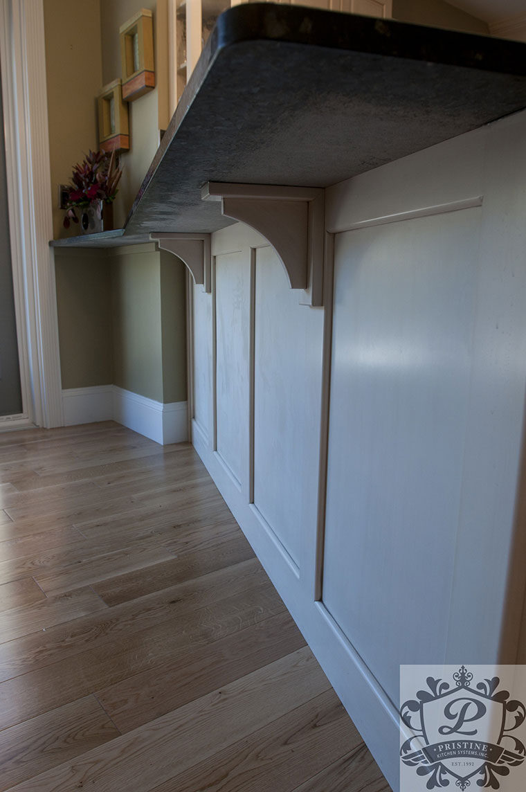 Custom wood range hood